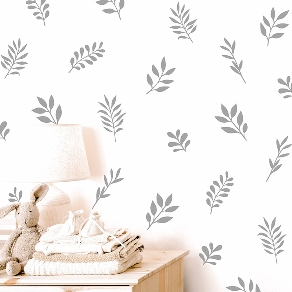 Baby Nursery Vinyl Wall Stickers - 41 pezzi adesivo da parete foglia
