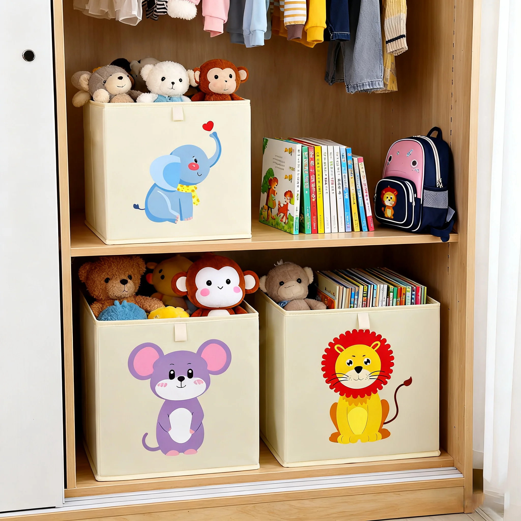 Baby Nursery Items - Cesto Portaoggetti per Bambini con Design