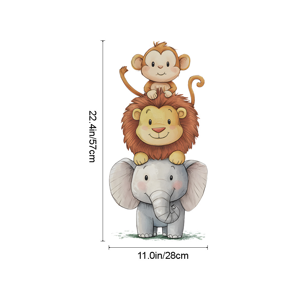 Adesivi Murali di Animali dell - Baby Nursery Vinyl Wall Stickers recensione e prezzo
