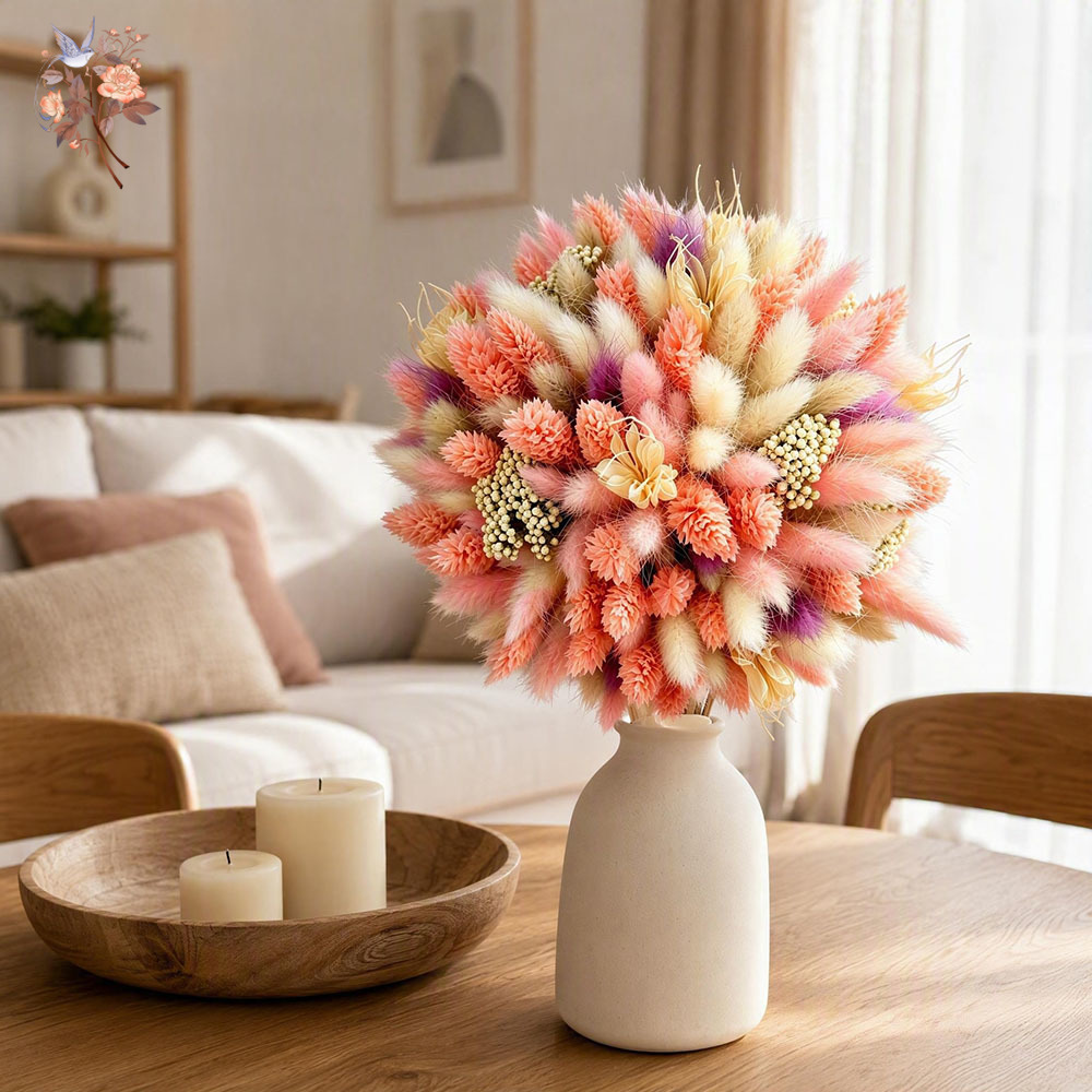 Bouquet di Fiori Secchi Rosa,  - Baby Nursery Vase recensione e prezzo