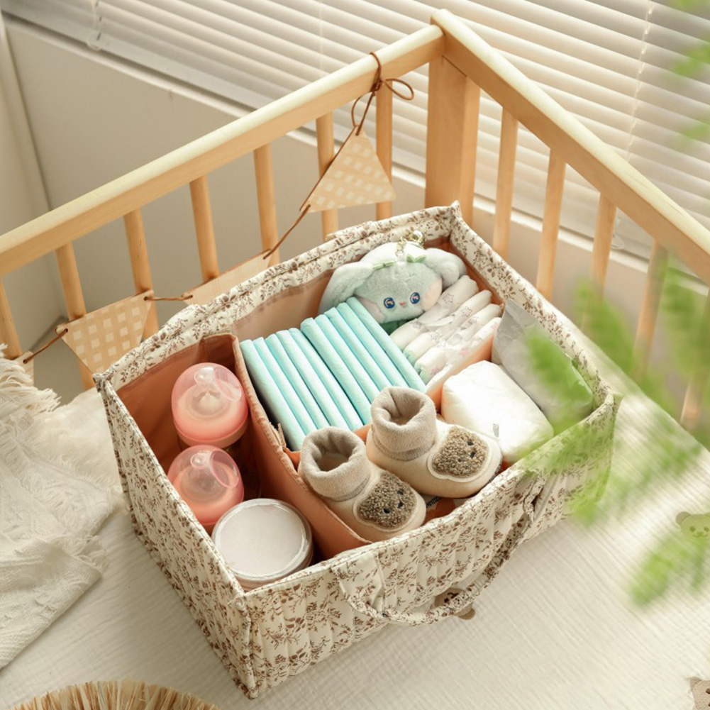 Cesto portaoggetti floreale pe - Baby Nursery Essentials recensione e prezzo