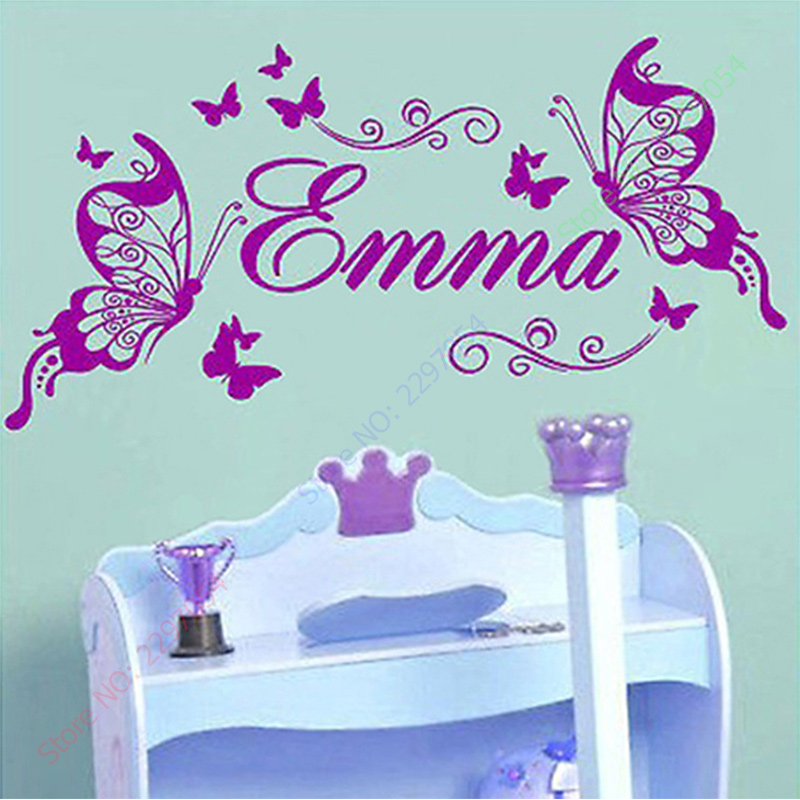 Nuove farfalle nome personaliz - Baby Nursery Vinyl Wall Stickers recensione e prezzo