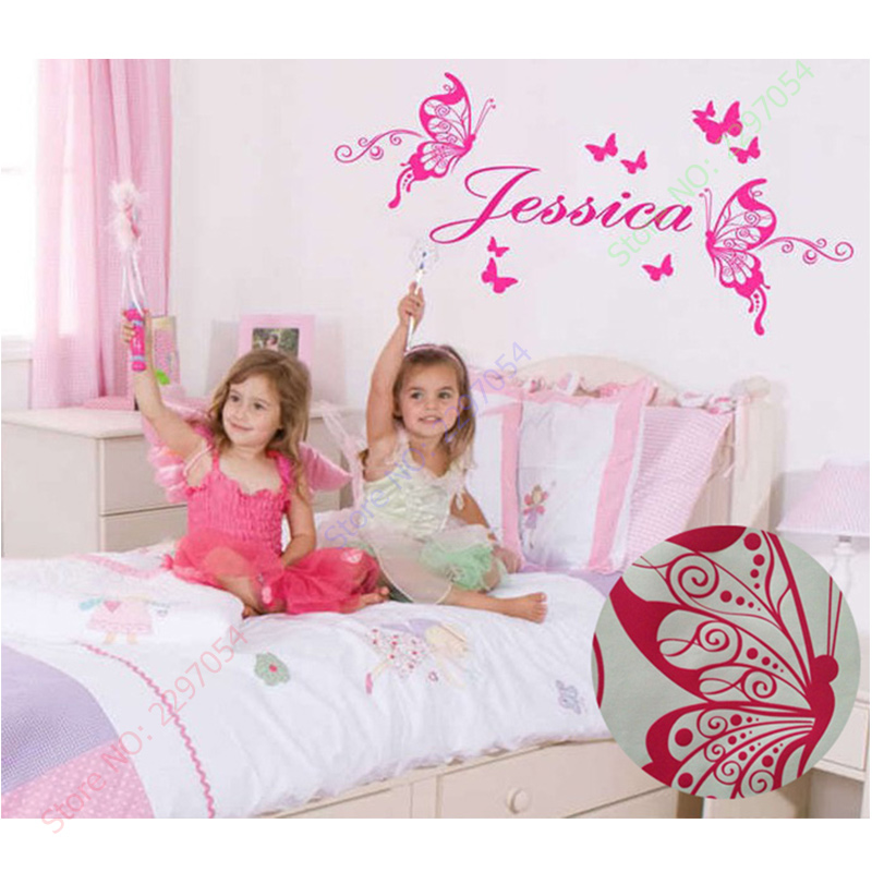 Nuove farfalle nome personaliz - Baby Nursery Vinyl Wall Stickers recensione e prezzo