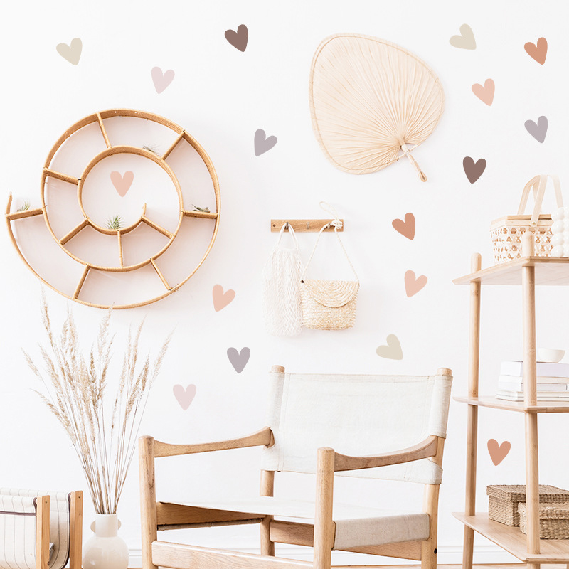 Adesivo da Parete Cuori Sparsi - Baby Nursery Vinyl Wall Stickers recensione e prezzo