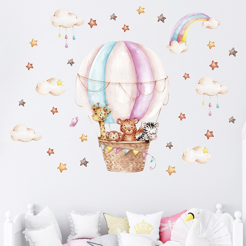 Adesivi Murali Acquerello Rosa - Baby Nursery Vinyl Wall Stickers recensione e prezzo