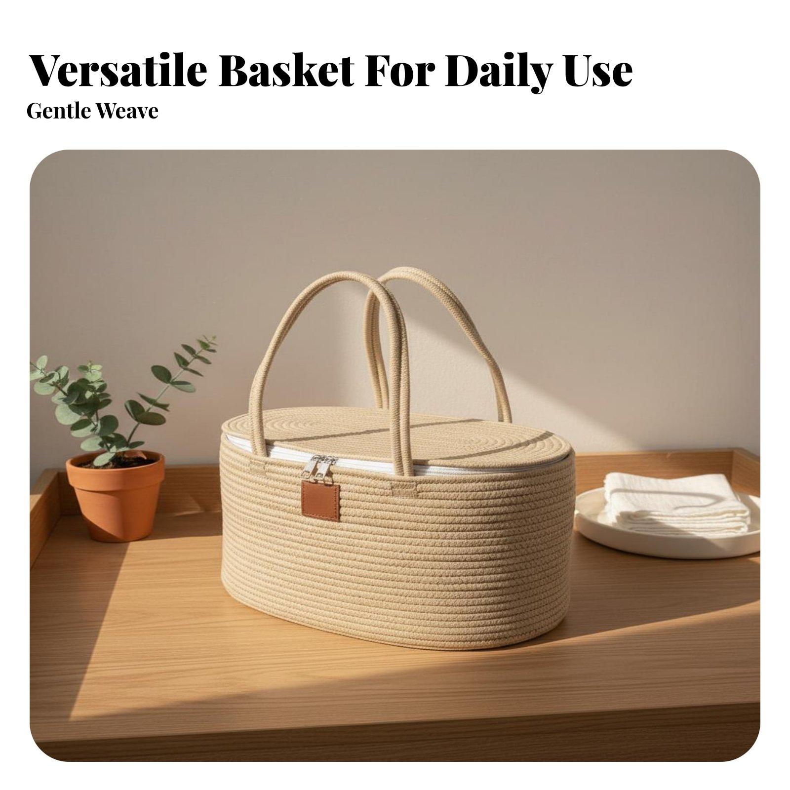 Cesto Porta Pannolini in Corda - Baby Nursery Essentials recensione e prezzo