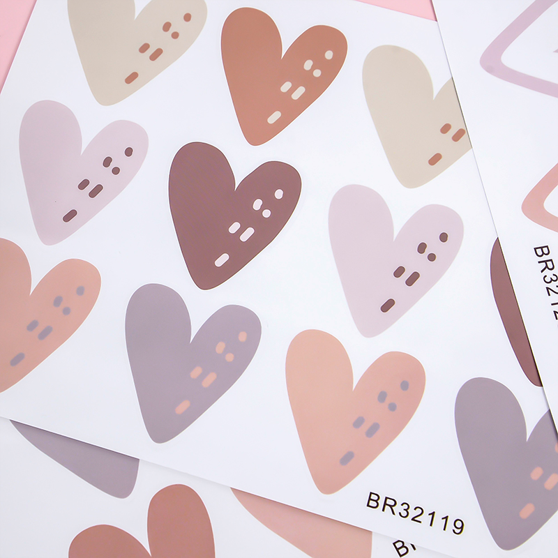 2pcs Lovely Hearts Ins Wall St - Baby Nursery Vinyl Wall Stickers recensione e prezzo