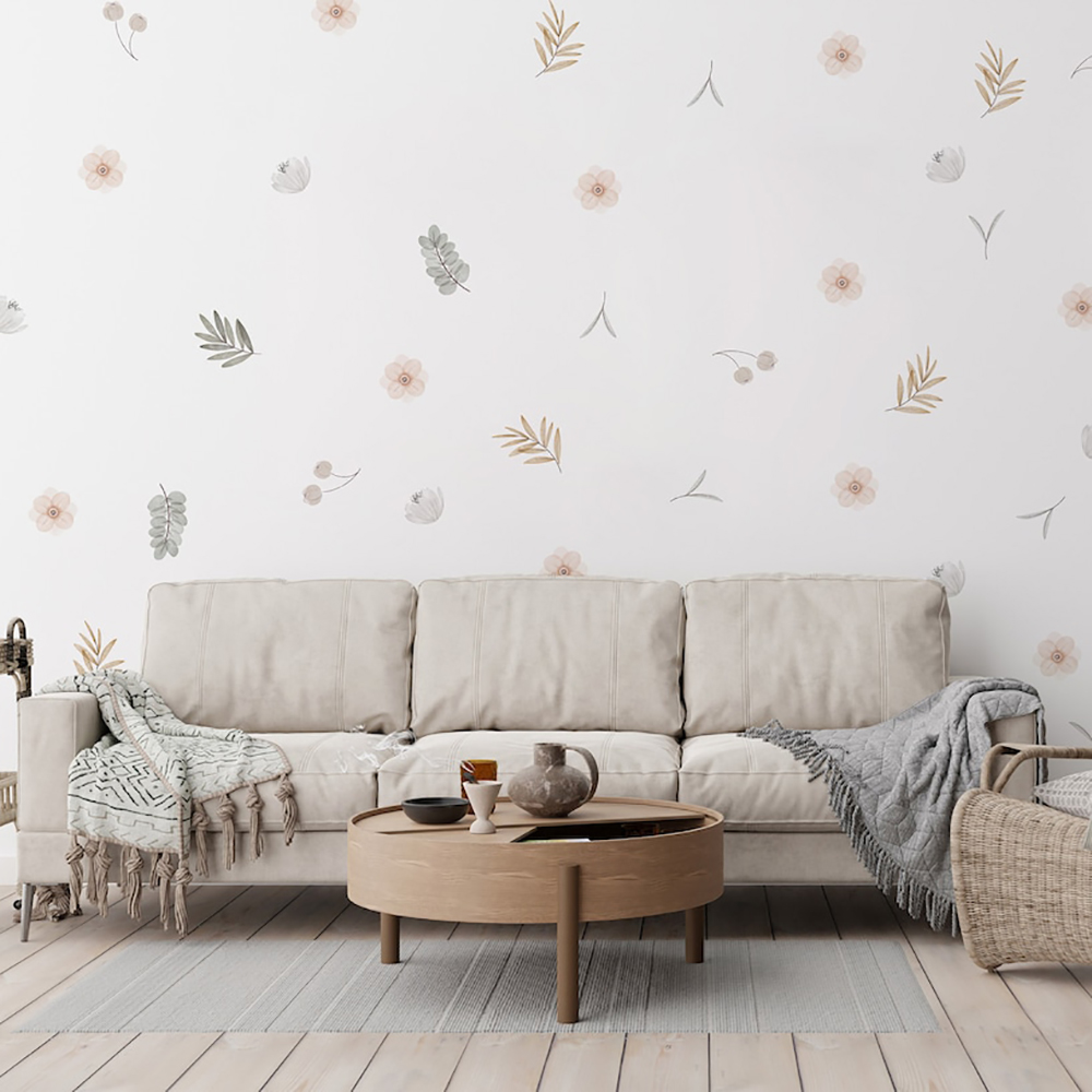 Boho Leaves Botanical Decalcom - Baby Nursery Vinyl Wall Stickers recensione e prezzo