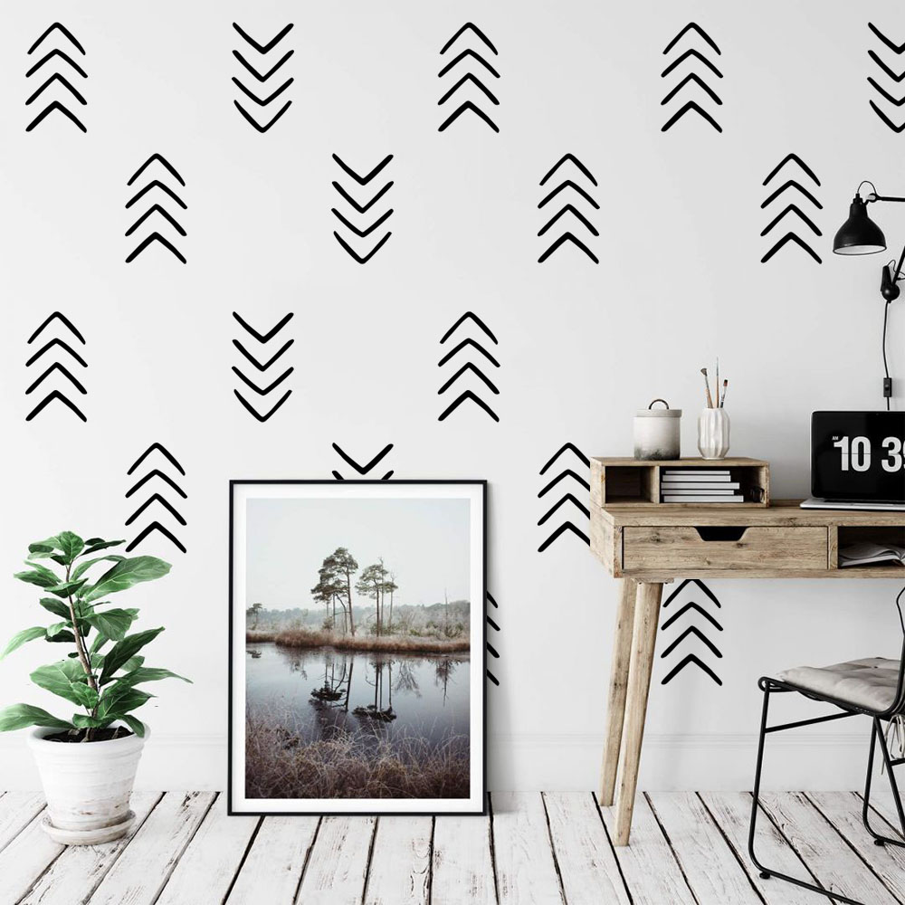 28 pezzi geometrico unico frec - Baby Nursery Vinyl Wall Stickers recensione e prezzo